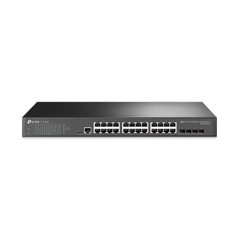 Switch Tp-Link Tl-Sg3428 24 Puertos Gigabit L2+ Administrable - 4 Ranuras Sfp