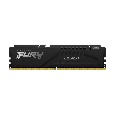 Memoria Ram Fury Beast Ddr5 16Gb Kingston 6400Mhz Cl32 Negro