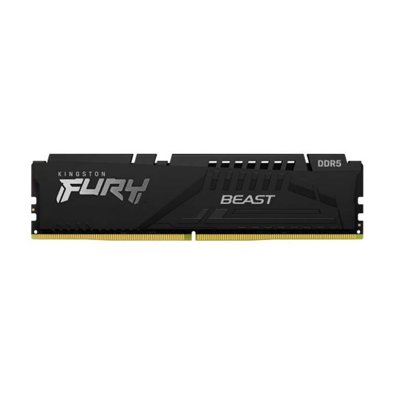 Memoria Ram Fury Beast Ddr5 16Gb Kingston 6400Mhz Cl32 Negro