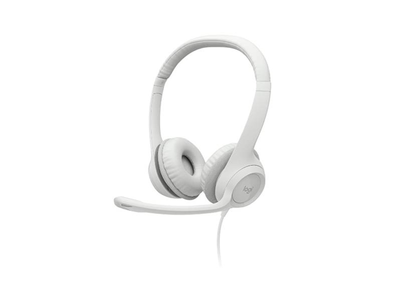 Auriculares Logitech Con Micrófono H390 Blanco Usb