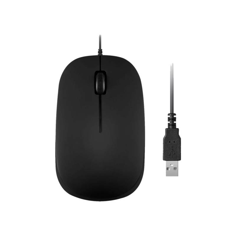 Mouse Ambidiestro Cableado Usb Perixx Permice 201