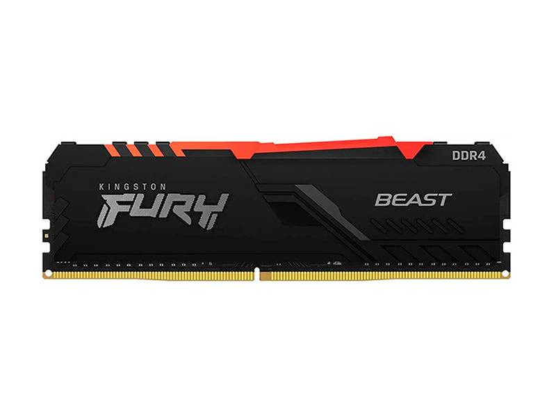 Memoria Ram Kingston Fury Beast Rgb 16Gb Dimm Ddr4 3600 Mhz