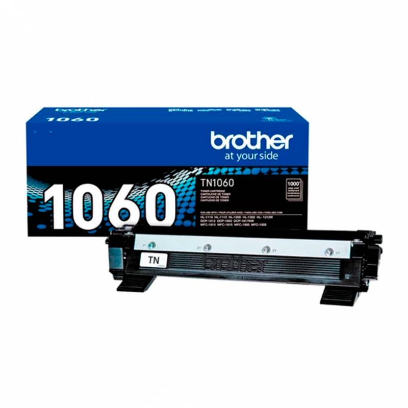 Toner Brother Original Tn1060  Negro. Rendimiento 1000 Copias Al 5%.