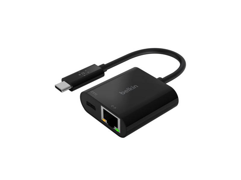 Adaptador Belkin Inc001Btbk Usb- C A Ethernet/Usb-C. 60W
