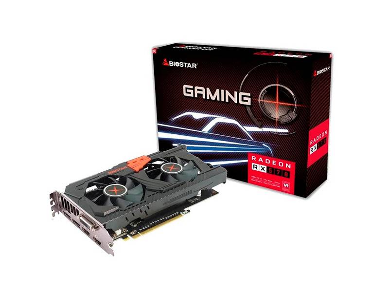 Tarjeta Video Biostar Amd Rx570 8Gb Ddr5