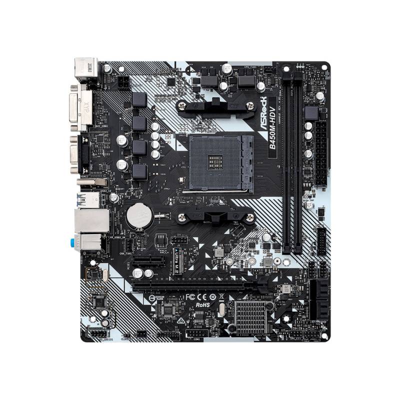 Tarjeta Madre Asrock B450M-Hdv R4.0 Socket Am4