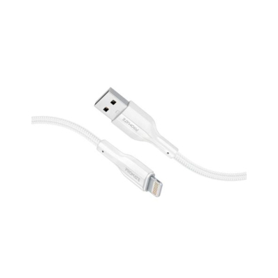 Promate Xcord-Ai200.White Cable Usb-A A Lightning 2M