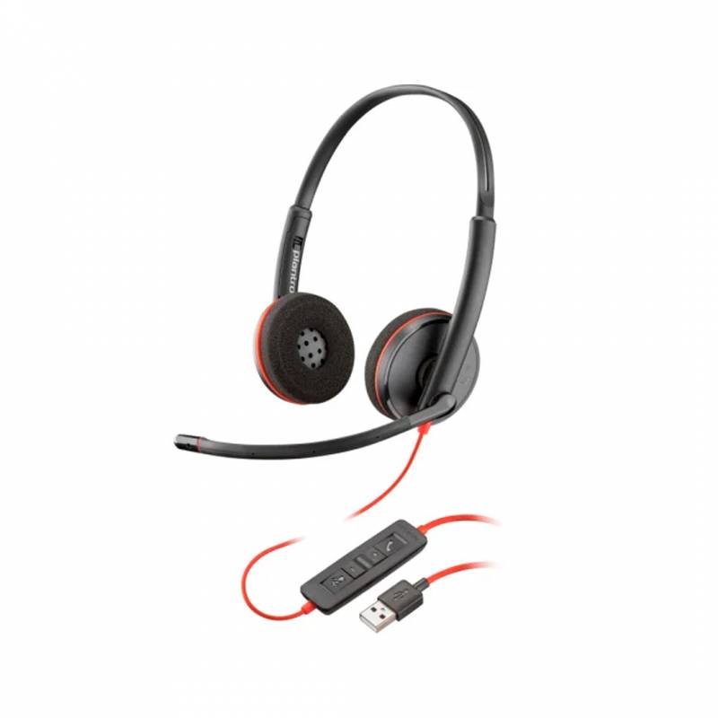 Auriculares Poly Blackwire C3220 Usb Duo 80S02A6