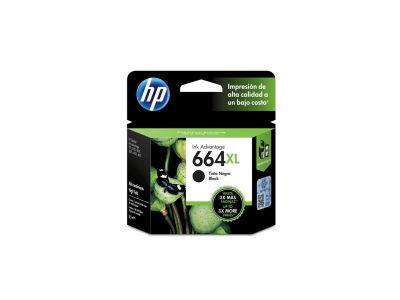Cartucho De Tinta Original Hp Negro.  F6V31Al (664Xl) Rendimiento 480 Copias.