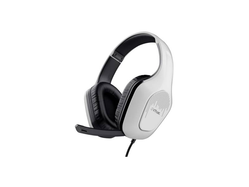 Auriculares Gamer Trust 25147 Gxt415W Zirox Blancos.