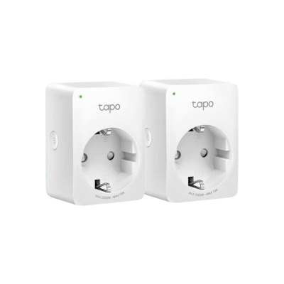 Enchufe Inteligente Tapo P100 Tp-Link Wifi Pack X2 Blanco