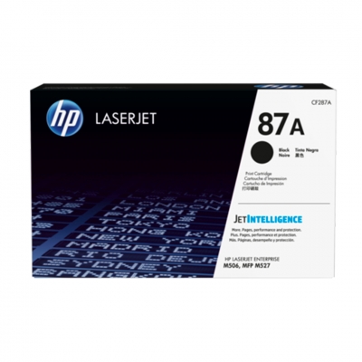 Toner Original Hp Cf287A Negro. Rendimiento 9.000 Copias.