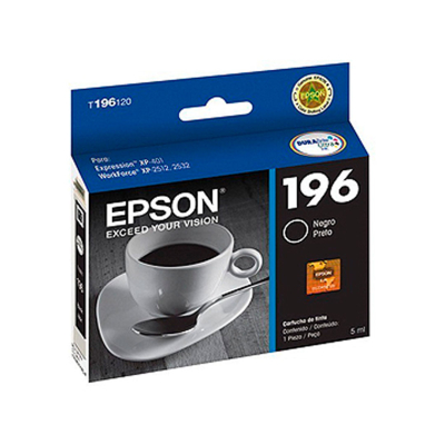 Cartucho De Tinta Expression T196120 Epson Negro