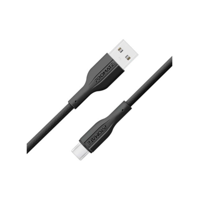 Promate Xcord-Ac200.Black Cable Usb A Usb-C 2M