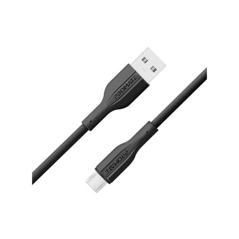 Promate Xcord-Ac200.Black Cable Usb A Usb-C 2M