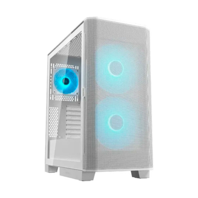 Gabinete Mid Tower Airface Flo Rgb 385Ya60.0002 Cougar Blanco Led