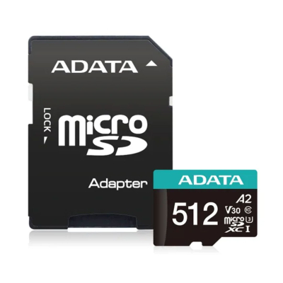 Memoria Microsdxc Premier Pro Ausdx512Gui3V30Sa2-R Adata
