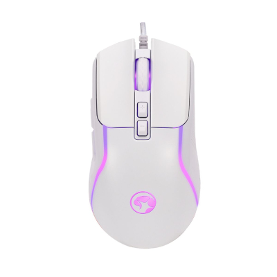 Mouse M292Wh Marvo Ã“Ptico Gaming Blanco
