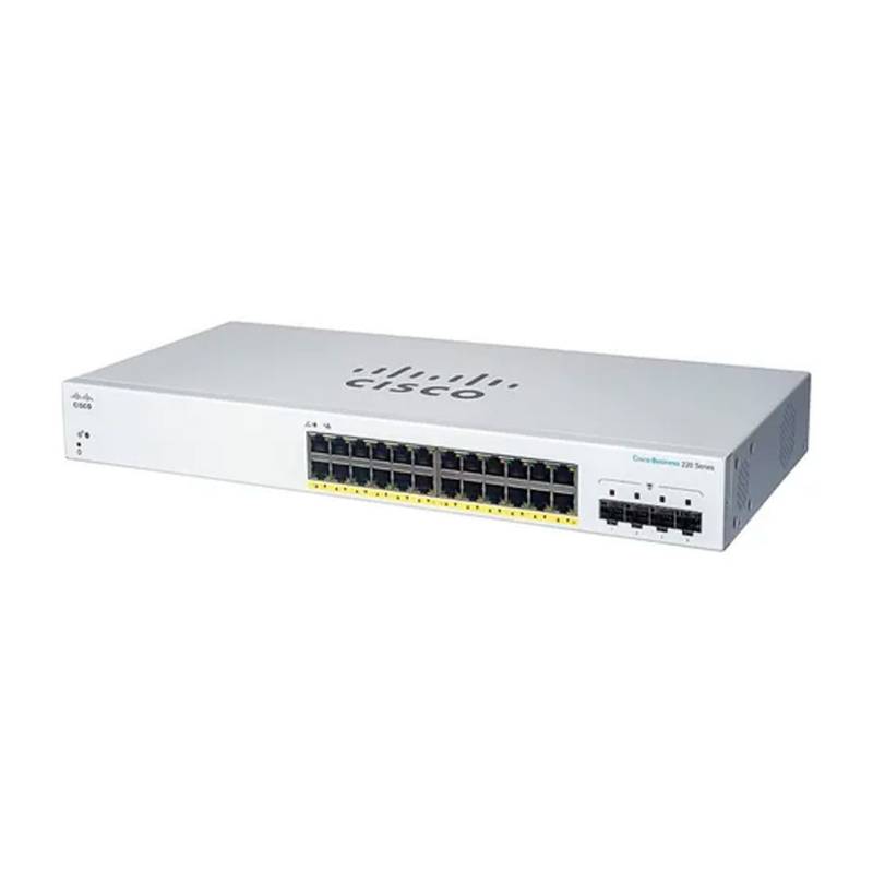 Servicio Cisco Sntc-8X5Xnbd Cbs220 Smart 24-Port Ge 4X1G Sfp 1 Año (Con-Snt-Cbas2A02)