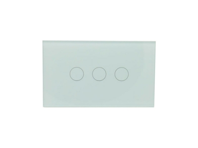 Interruptor De Luz Inteligente Bsmart X3 Wifi Tuya Blanco.