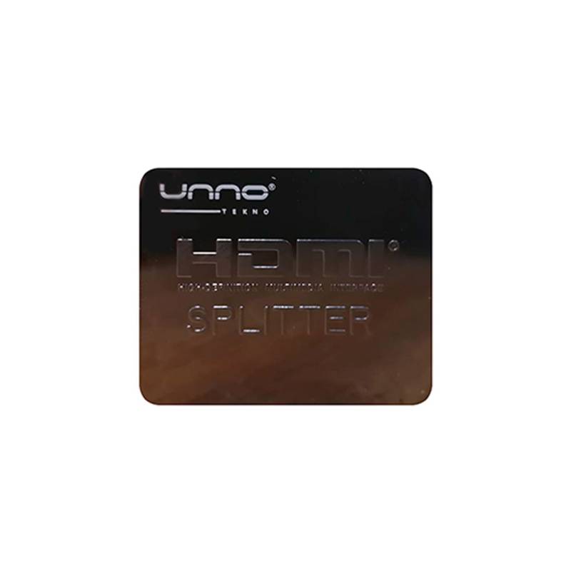 Splitter Hdmi Hb1204Bk Unno 1X2 4K Negro