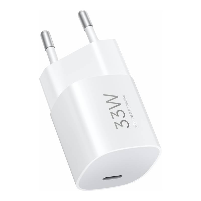 Cargador De Pared Xiaomi 33W Nano Usb-C Gan Carga Rã¡Pida Blanco