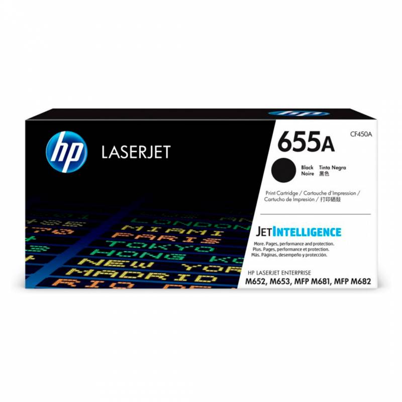Toner Original Hp Cf450A Negro. Rendimiento 12.500 Copias.