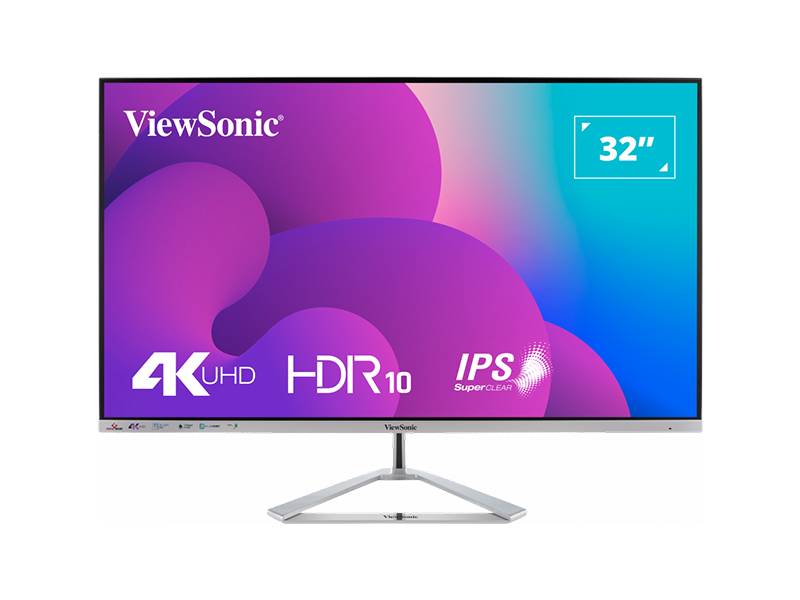 Monitor Viewsonic Vx3276-4K-Mhd - Pantalla Ips 4K De 32
