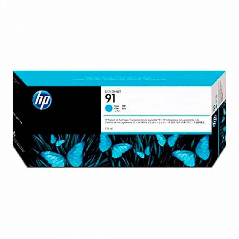 Cartucho De Tinta Original Hp 91 Cyan. C9467A