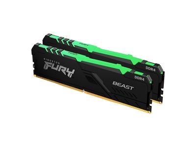 Memoria Ram Kingston Fury Beast Rgb 8Gb Dimm Ddr4 3200 Mhz