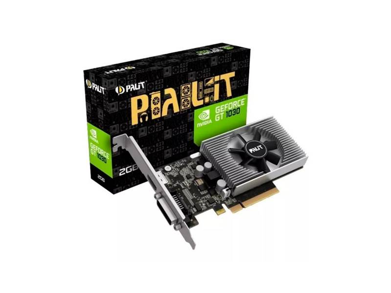 Tarjeta De Video Palit Vga Geforce Gt 1030 2Gb Gddr4 Dvi Hdmi