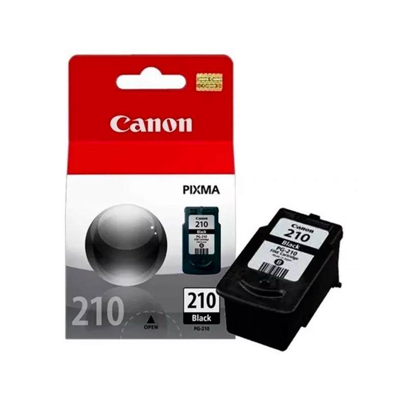 Cartucho De Tinta Canon Original Pg210 Bk Negro 9 Ml
