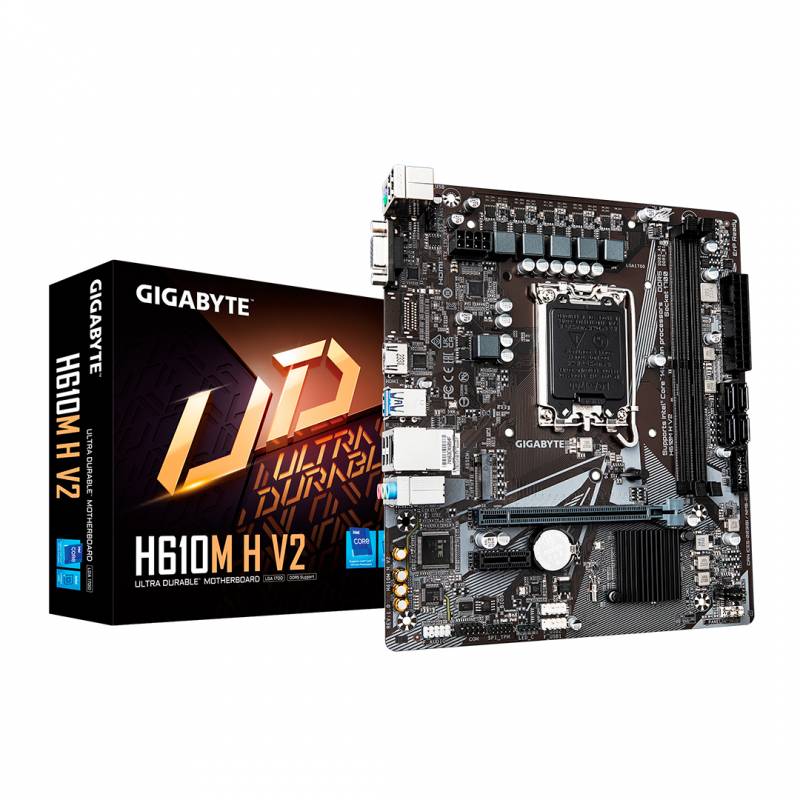 Motherboard Gigabyte H610M H V2 Ddr4 G10 Socket Lga1700