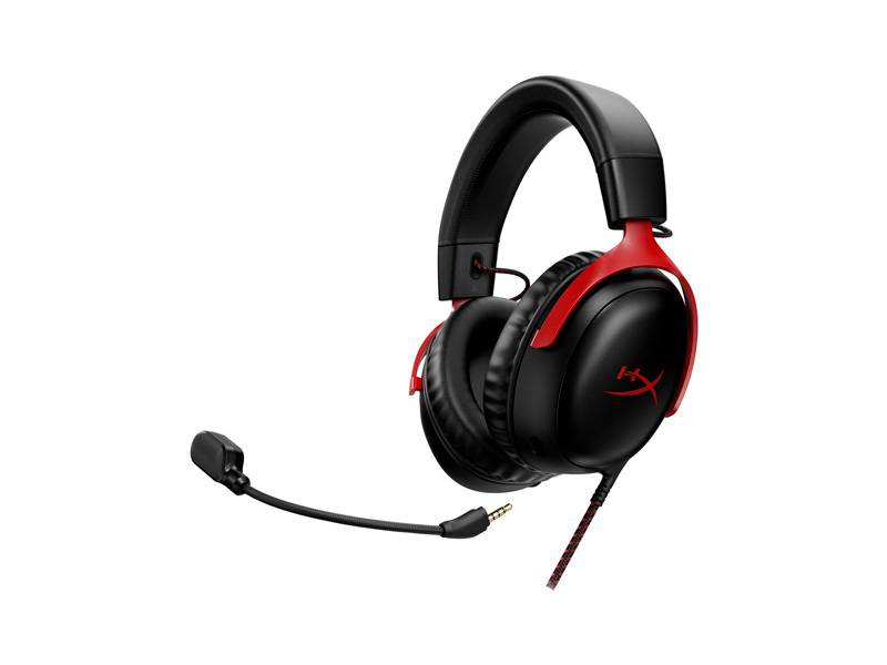 Aruiculares Hyperx Cloud 3 Rojo/Negro 3.5Mm.