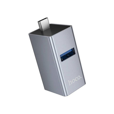 Hub Hb54A 189321 Hoco 3 En 1 Usb-C A Hdmi Usb-A Usb-C Pd Gris Metal
