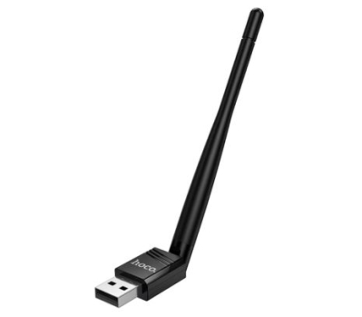 Adaptador Wi-Fi Usb Hoco Hi37 Wi-Fi 4 150Mbps 2.4Ghz Con Antena Externa