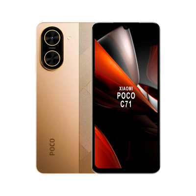 Smartphone Poco C71 Xiaomi Dualsim 3Gb 64Gb 4G Desert Gold