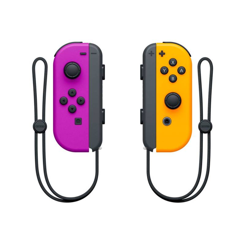 Nintendo Joy-Con L/R Neon Purple & Neon Orange (Hac-A-Jaqaa)