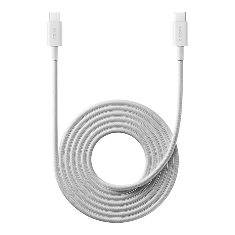 Cable Xiaomi Usb-C A Usb-C 6A 120W Usb 2.0 2 Metros Blanco Bhr087Agl