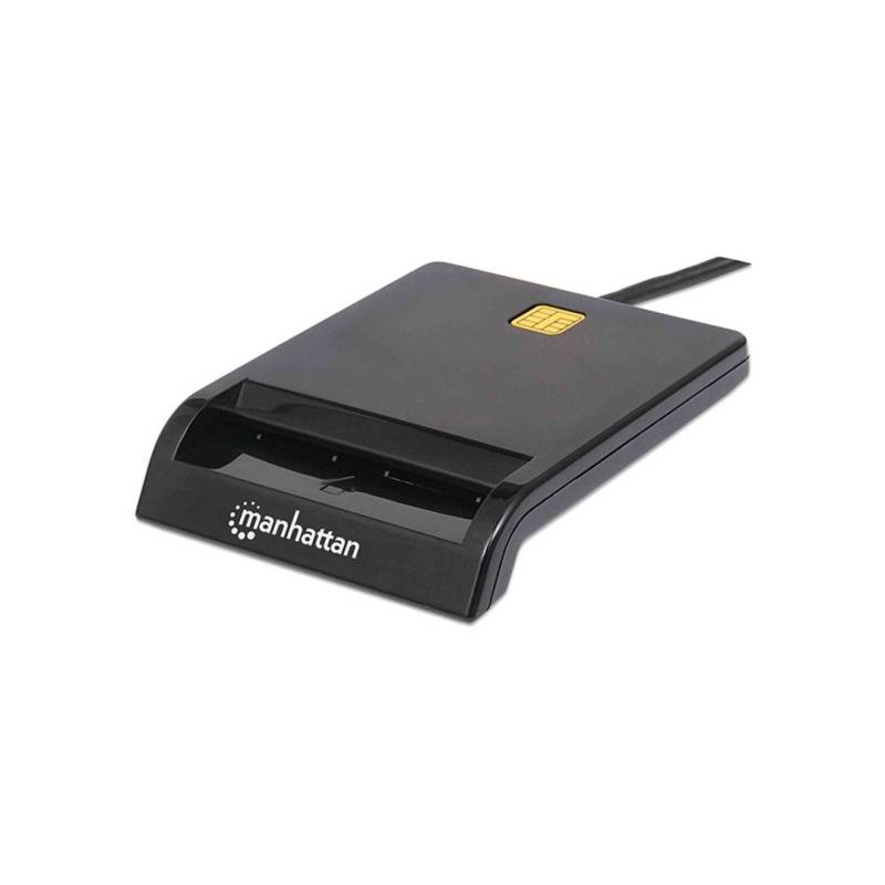 Lector De Tarjetas Inteligentes Manhattan Con Combo De Conectores Usb-C / Usb-A
