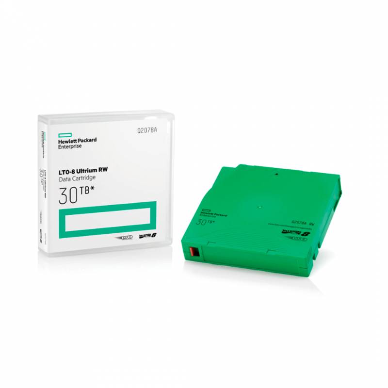 Cinta De Respaldo Hpe Ultrium Lto 8 Q2078A  - 12Tb/30Tb Rw