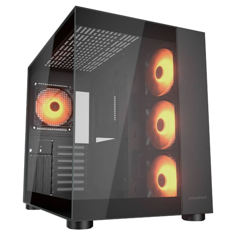 Gabinete Fv150 Rgb 385Ka10.0001 Cougar Black Mid Tower