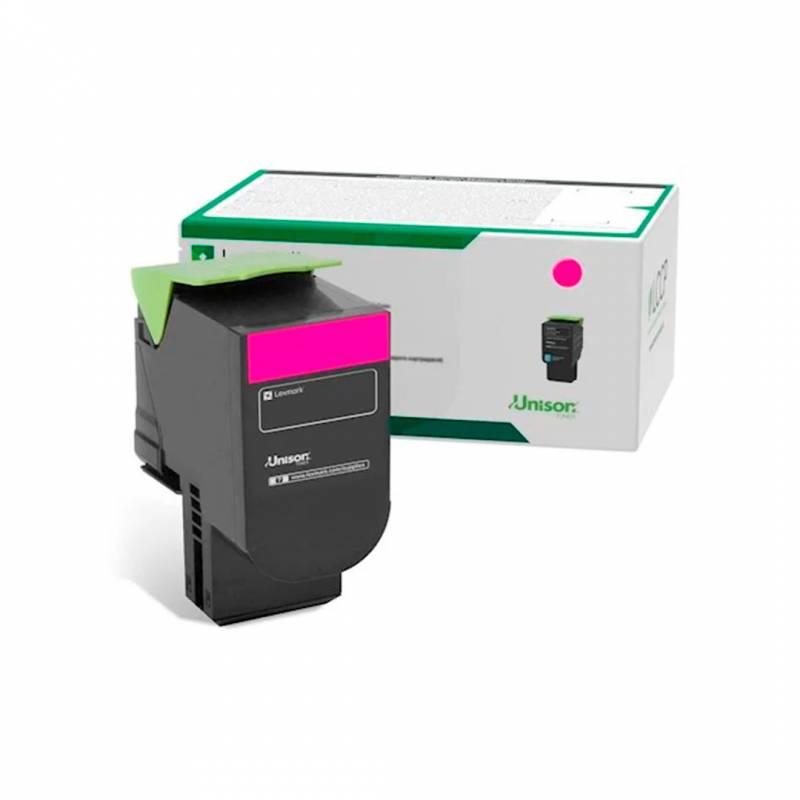 Toner Original Lexmark 71C80M0 Magenta. Rendimiento 5.000 Copias.