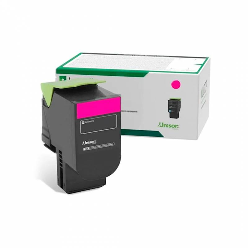 Toner Original Lexmark 78C4Um0 Magenta. Rendimiento 7.000 Copias.