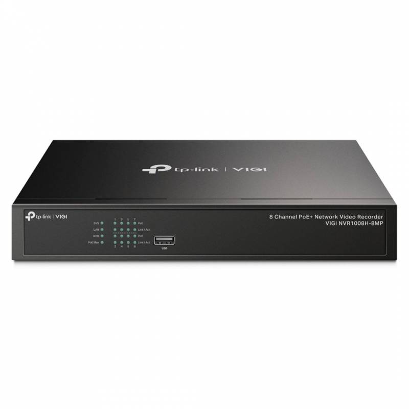 Nvr Tp-Link Ip 8 Canales Poe+ 1008H8Mp