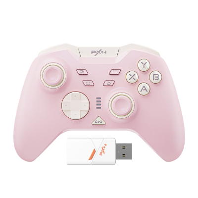 Joystick P5 Pxn-P5-Pink Pxn Inalã¡Mbrico Rosa Control Inalã¡Mbrico Compatible Con Pc, Nintendo Switch, Ios Y Android