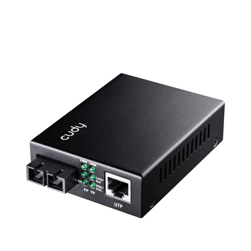 Convertidor De Medios Ethernet Monomodo Mc100Sa-20 Cudy