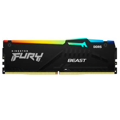 Memoria Gaming 32Gb Kf552C40Bb2A-32 Kingston Fury Beast 5200Mhz Rgb Black Ddr5