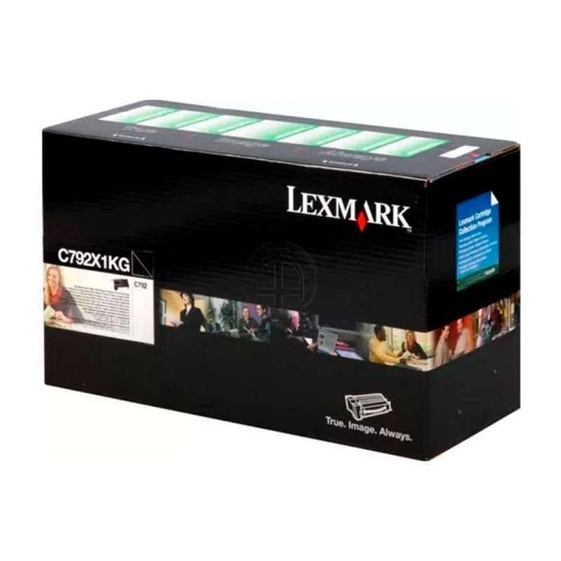 Toner Original Lexmark C792X1Kg Negro. Rendimiento 20.000 Copias