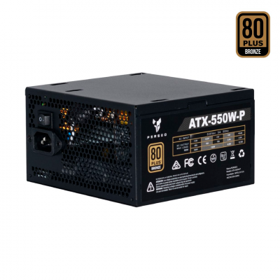 Fuente Perseo 550W 80 Plus Bronze.